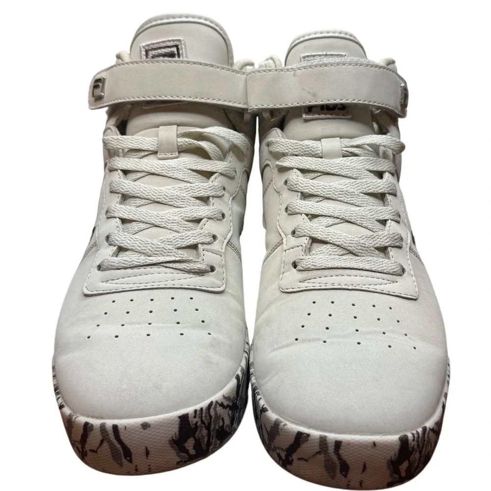 Fila Vulc 13 Mid‎ Plus Mens Size 9 Cream Grey Camo Sneakers 1FM01881-265